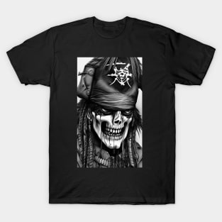 Wickedly Cool Pirate Skull T-Shirt